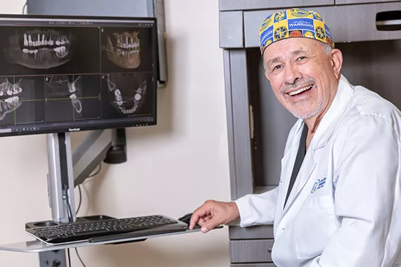 Doctor with x rays